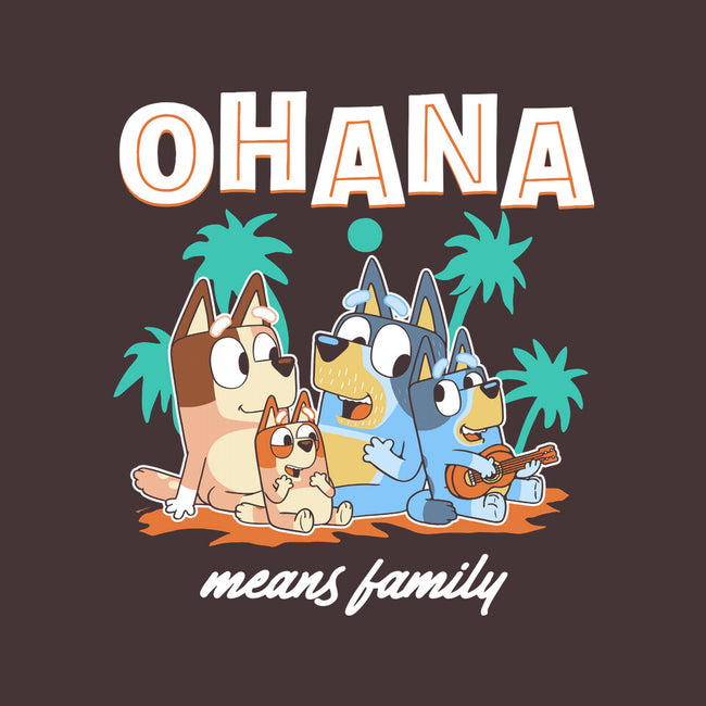 Bluey Ohana-None-Fleece-Blanket-naomori