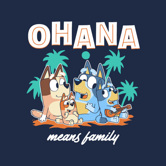 Bluey Ohana-Dog-Basic-Pet Tank-naomori