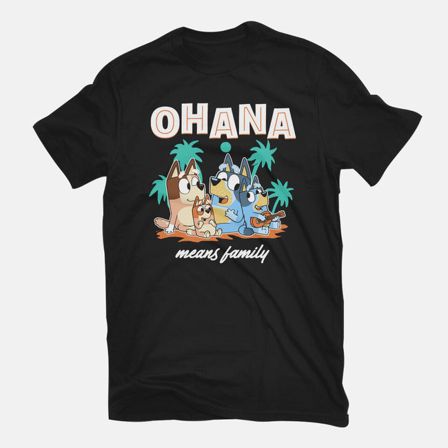 Bluey Ohana-Mens-Basic-Tee-naomori