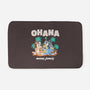 Bluey Ohana-None-Memory Foam-Bath Mat-naomori