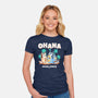 Bluey Ohana-Womens-Fitted-Tee-naomori