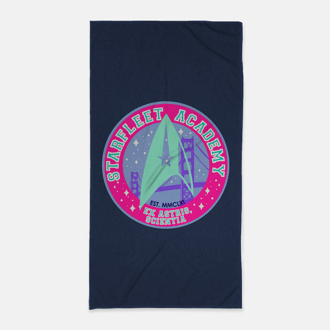 Starfleet Academy Varsity-None-Beach-Towel-Afire