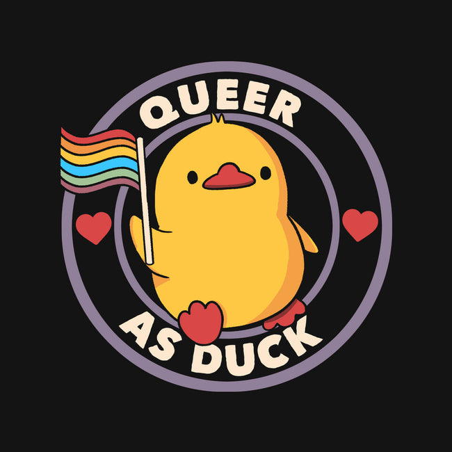 Queer As Duck Pride-Dog-Basic-Pet Tank-tobefonseca