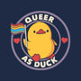 Queer As Duck Pride-None-Removable Cover-Throw Pillow-tobefonseca