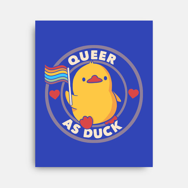 Queer As Duck Pride-None-Stretched-Canvas-tobefonseca