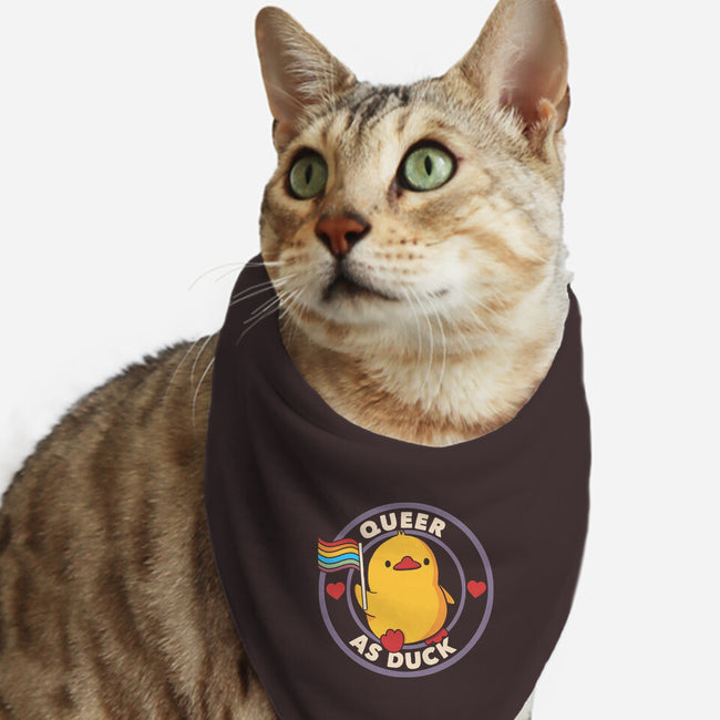 Queer As Duck Pride-Cat-Bandana-Pet Collar-tobefonseca