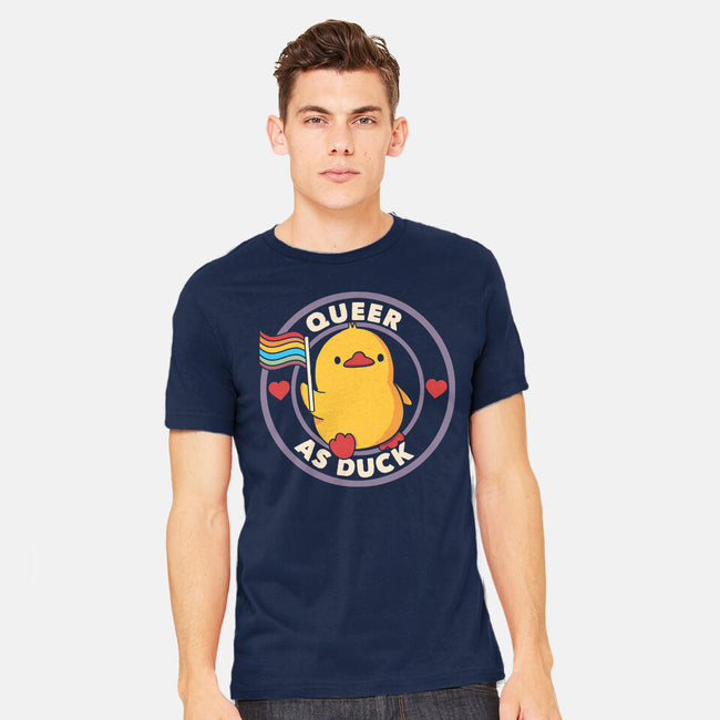 Queer As Duck Pride-Mens-Heavyweight-Tee-tobefonseca