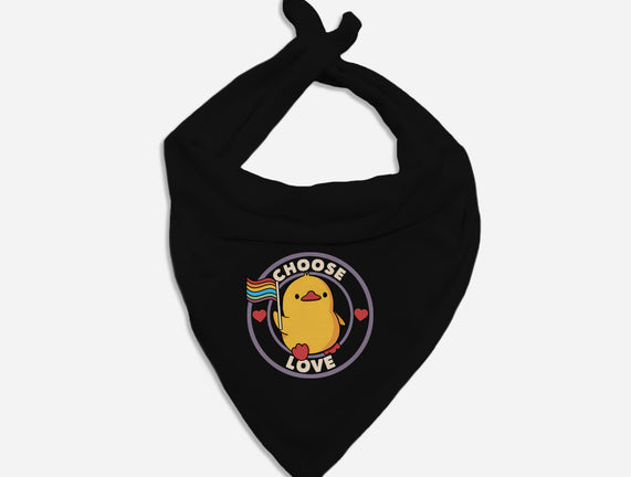 Choose Love Pride Duck