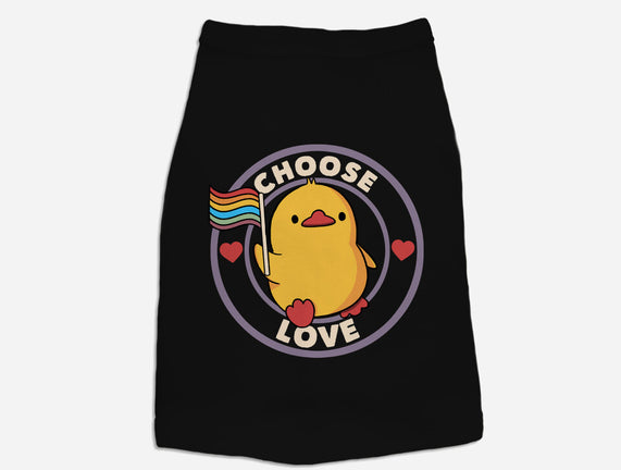 Choose Love Pride Duck