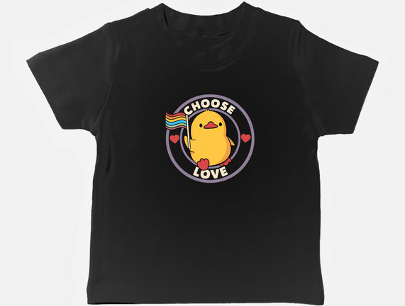 Choose Love Pride Duck