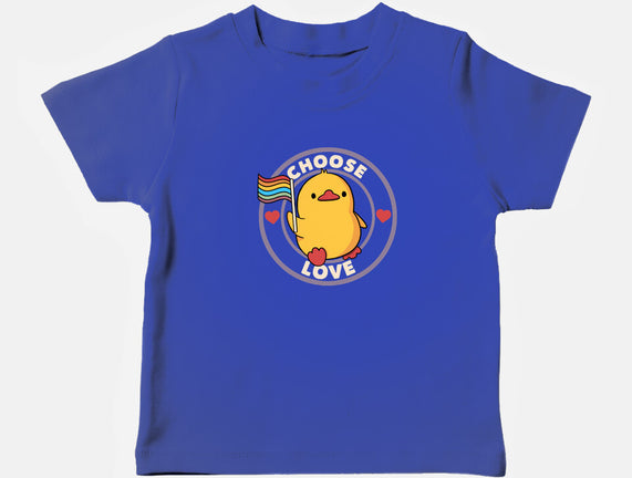 Choose Love Pride Duck