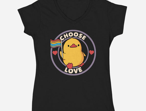 Choose Love Pride Duck