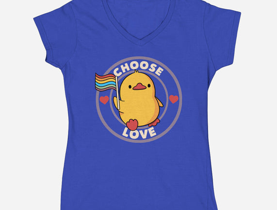 Choose Love Pride Duck