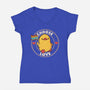 Choose Love Pride Duck-Womens-V-Neck-Tee-tobefonseca