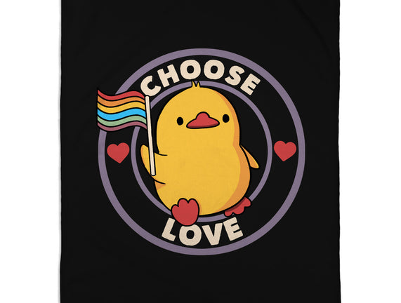 Choose Love Pride Duck