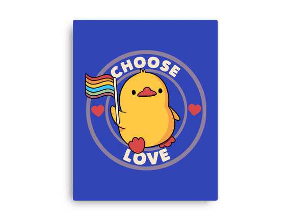 Choose Love Pride Duck