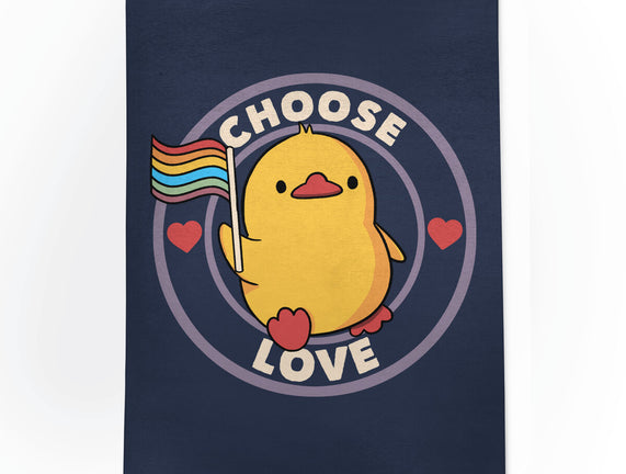 Choose Love Pride Duck