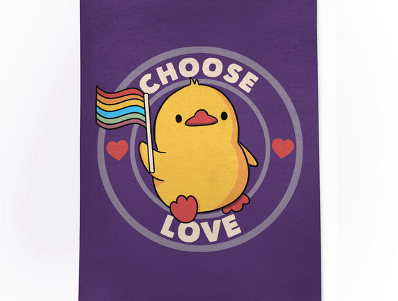 Choose Love Pride Duck