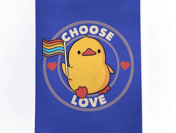 Choose Love Pride Duck