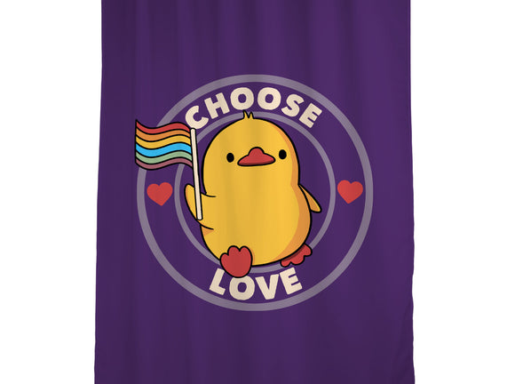 Choose Love Pride Duck