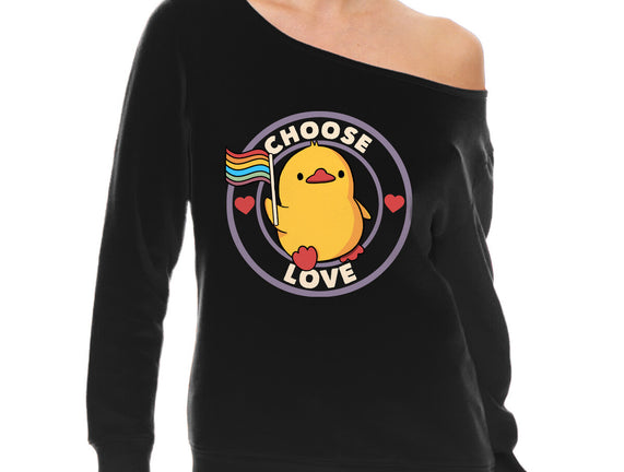 Choose Love Pride Duck