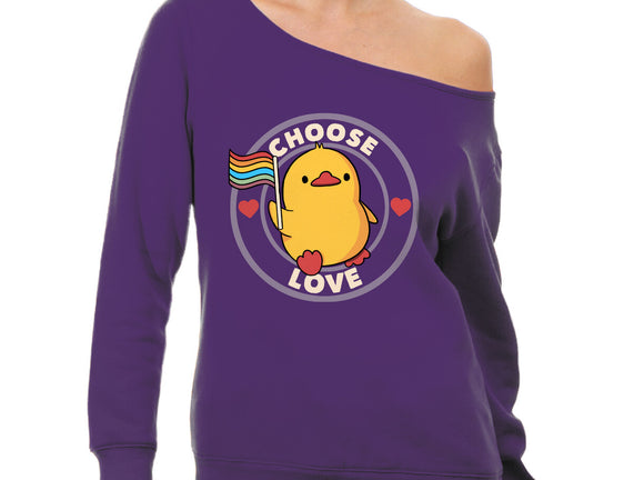 Choose Love Pride Duck