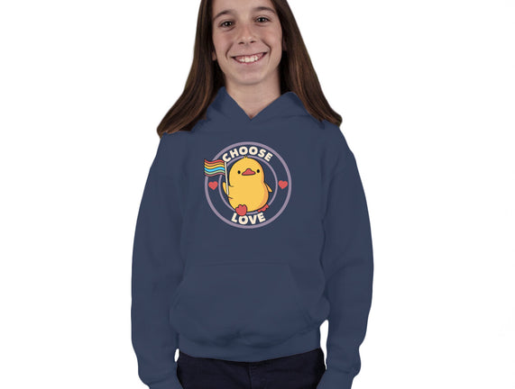 Choose Love Pride Duck