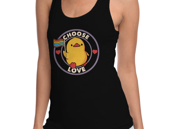 Choose Love Pride Duck