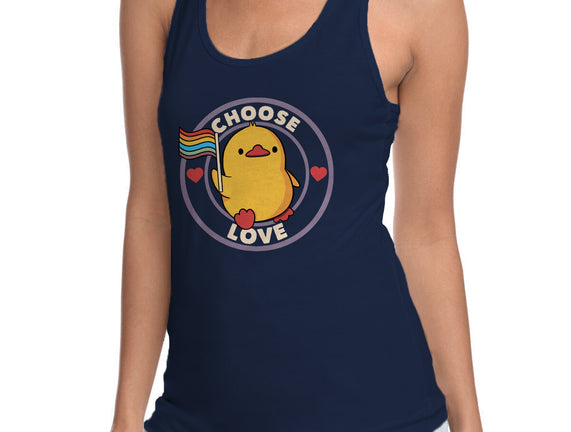 Choose Love Pride Duck