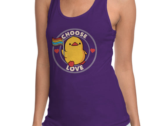 Choose Love Pride Duck