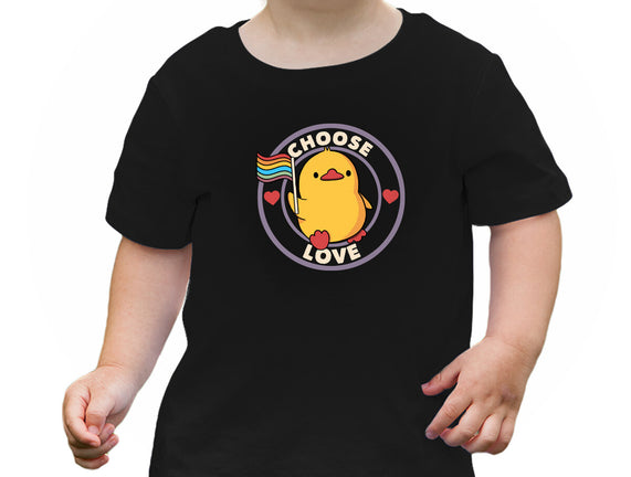 Choose Love Pride Duck