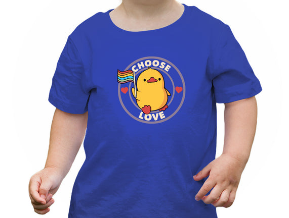 Choose Love Pride Duck