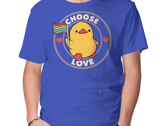 Choose Love Pride Duck