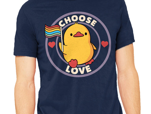 Choose Love Pride Duck