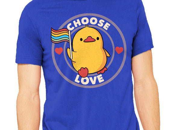 Choose Love Pride Duck