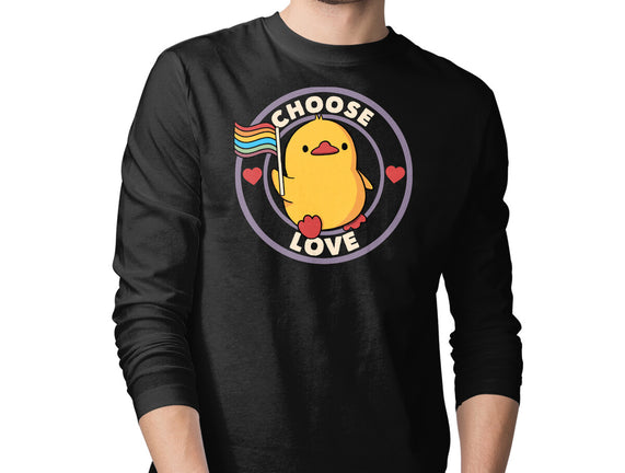 Choose Love Pride Duck