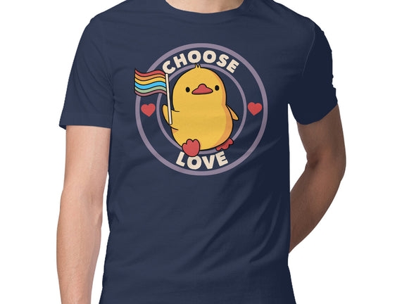 Choose Love Pride Duck