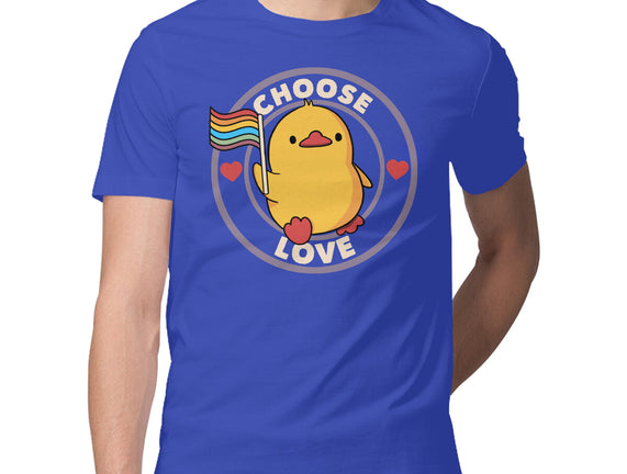 Choose Love Pride Duck