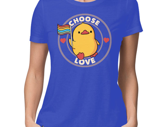 Choose Love Pride Duck