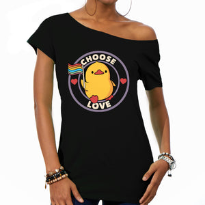 Choose Love Pride Duck