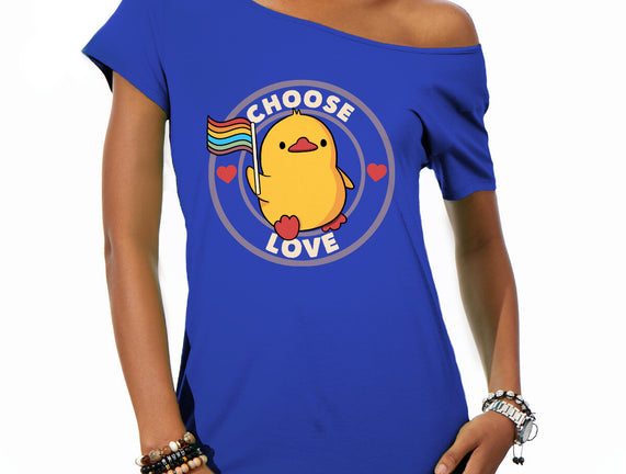 Choose Love Pride Duck