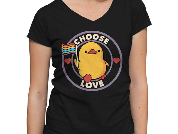 Choose Love Pride Duck