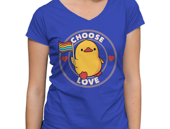 Choose Love Pride Duck