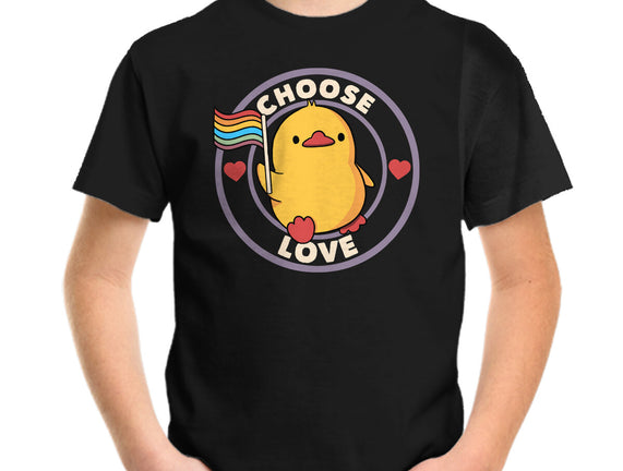 Choose Love Pride Duck