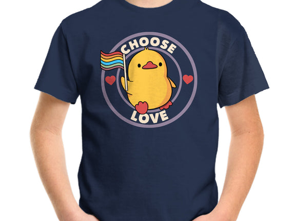 Choose Love Pride Duck