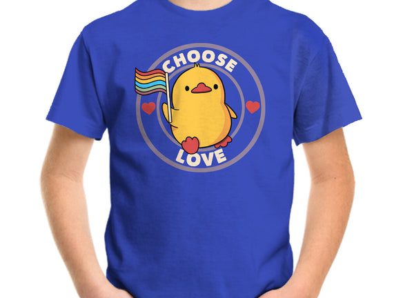 Choose Love Pride Duck