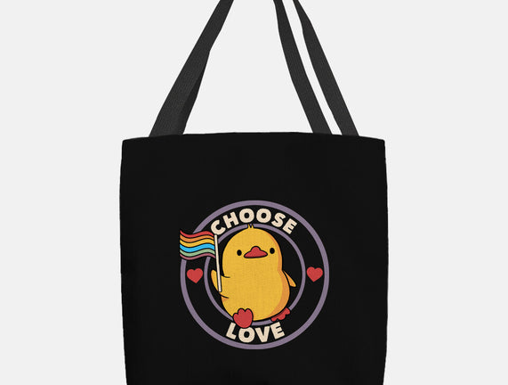 Choose Love Pride Duck