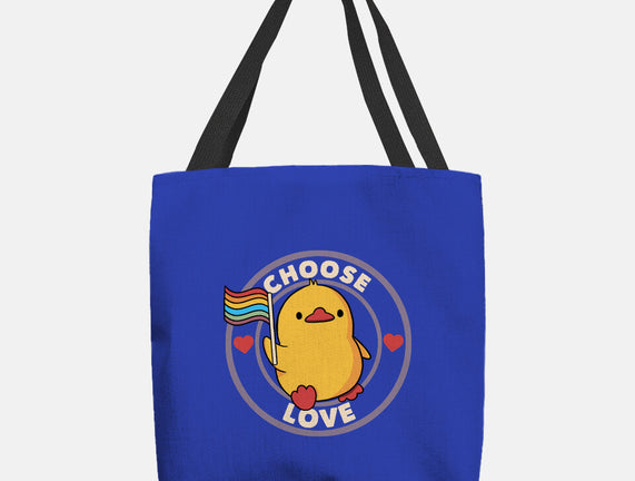 Choose Love Pride Duck