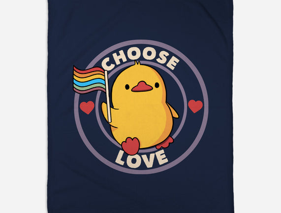 Choose Love Pride Duck