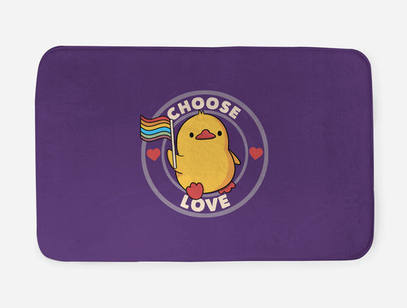 Choose Love Pride Duck